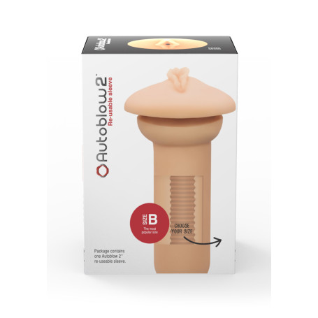 Guaina di ricambio Autoblow 2+ Vagina Sleeve B