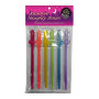 Rainbow Naughty Straws glow in the dark