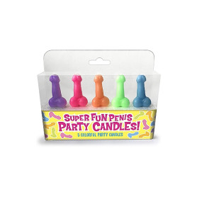 Candeline divertenti Super Fun Penis Candles