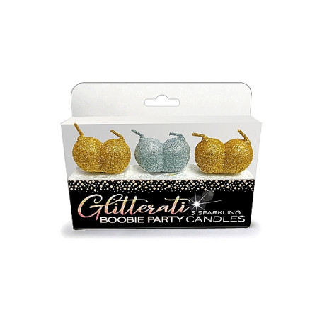 Glitterati Boobie Candle Set