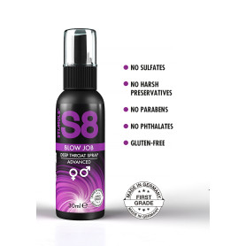 Spray gola desensibilizzante S8 Deep Throat Spray 30ml