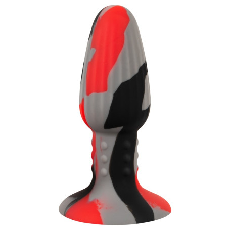 Tricolour Butt Plug red