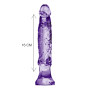 Realistic phallus with suction cup Anal Starter 6 Inch purple