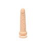 Realistic strap-on vibrator Rechargeable Dual Penetrator