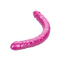 Double realistic phallus Size Queen Double Dong 17 Inch pink