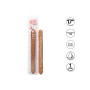 Fallo realistico doppio Size Queen Double Dong 17 Inch caramel