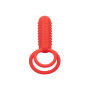 Double vibrating phallic ring Vertical Dual Enhancer