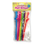 Funny straws Super Fun Penis Multicolor Penis Straws 8 Pack