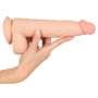 Realistic maxi phallus with suction cup Dildo with moveable Skin 24.7 cm