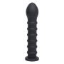 Sex machine accessory phallus Ribbed Dong Easy-Lock 19 cm