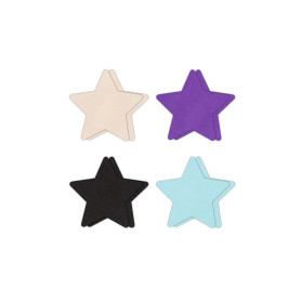 Star-shaped nipple covers Pasties Star I Assorted 4 Pair