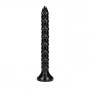 Anal phallus with suction cup Scaled Anal Snake 12''/ 30 cm Black