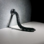 Anal phallus with suction cup Scaled Anal Snake 12''/ 30 cm Black