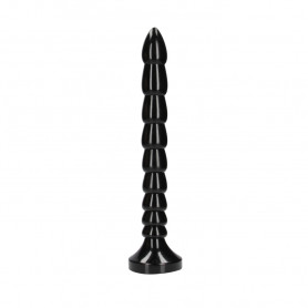 Anal phallus with suction cup Stacked Anal Snake 12''/ 30 cm Black