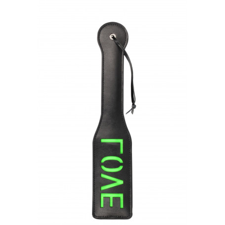 Spanker "Love'' Paddle Glow in the Dark