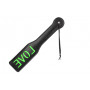 Spanker "Love'' Paddle Glow in the Dark