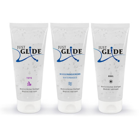 kit 3 pcs Sexual lubricant lubricant just glide 3 for 200ml