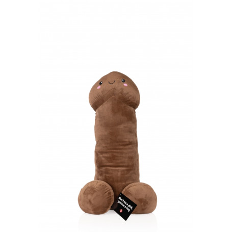 Penis shaped soft toys Penis Plushie 60 cm Brown