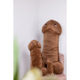 Penis shaped soft toys Penis Plushie 60 cm Brown