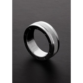 Anello fallico in metallo COOL and KNURL C-Ring (15x55mm)