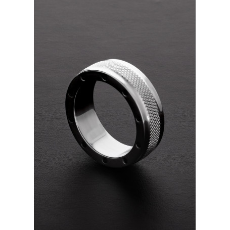 Anello fallico in metallo COOL and KNURL C-Ring (15x55mm)