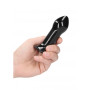 Vibrating Dilator Glass Plug with Pluggy Glass Vibrator suction cup