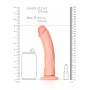 Fallo maxi CURVED REALISTIC DILDO WITH SUCTION CUP - 8''/ 20,5 CM