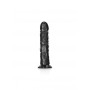 Fallo CURVED REALISTIC DILDO WITH SUCTION CUP - 7''/ 18 CM nero