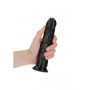 Do it CURVED REALISTIC DILDO WITH SUCTION CUP - 7''/ 18 CM black