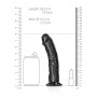 Do it CURVED REALISTIC DILDO WITH SUCTION CUP - 7''/ 18 CM black