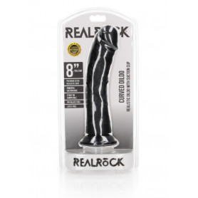 Make it black big CURVED REALISTIC DILDO WITH SUCTION CUP - 8''/ 20,5 CM