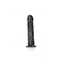 Fallo nero grande CURVED REALISTIC DILDO WITH SUCTION CUP - 8''/ 20,5 CM