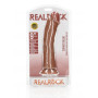 Do it big tan CURVED REALISTIC DILDO WITH SUCTION CUP - 9''/ 23 CM