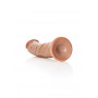 Fallo big tan CURVED REALISTIC DILDO WITH SUCTION CUP - 9''/ 23 CM