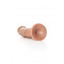 Fallo big tan CURVED REALISTIC DILDO WITH SUCTION CUP - 10''/ 25,5 CM