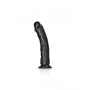 Fallo big black CURVED REALISTIC DILDO WITH SUCTION CUP - 10''/ 25,5 CM