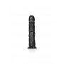 Fallo big black CURVED REALISTIC DILDO WITH SUCTION CUP - 10''/ 25,5 CM