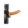 Hollow Strap-on with Balls - 7'' / 18cm - Tan