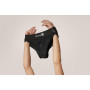 Slip con vibrazione Vibrating Strap-on Hipster Black