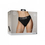 Slip con vibrazione Vibrating Strap-on Hipster Black