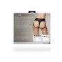 Vibrating Strap-on Thong Removable Straps Black