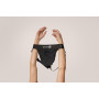 Perizoma con vibrazione Vibrating Strap-on Thong Removable Straps Black