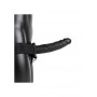 Vibratore cavo indossabile Vibrating Hollow Strap-on No Balls - 8'' / 20,5 cm - Black