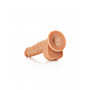 Fallo con ventosa realistico Dildo with Balls and Suction Cup - 8''/ 20,5 cm tan