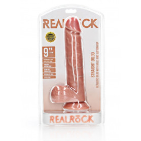 Make it big realistic Dildo with Balls and Suction Cup - 9''/ 23 cm