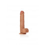 Make it realistic big Dildo with Balls and Suction Cup - 9''/ 23 cm tan