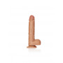 Make it realistic big Dildo with Balls and Suction Cup - 9''/ 23 cm tan