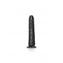 Fallo nero Dildo without Balls with Suction Cup - 7''/ 18 cm