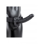 Fallo cavo indossabile Hollow Strap-on with Balls - 9'' / 23 cm - Black