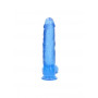Pene finto blu con ventosa Realistic Dildo With Balls - 25,4 cm